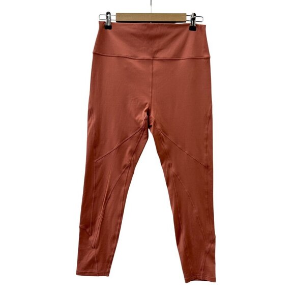 Antonio Melani Athletic Vitality Hi-Waist Ankle Crop Leggings Brown Red Women XL - Picture 1 of 10